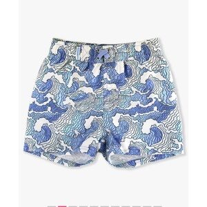 EUC Ruffle butts boys swim trunks